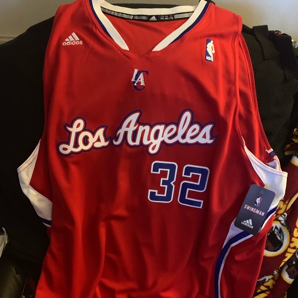 la clippers red jersey